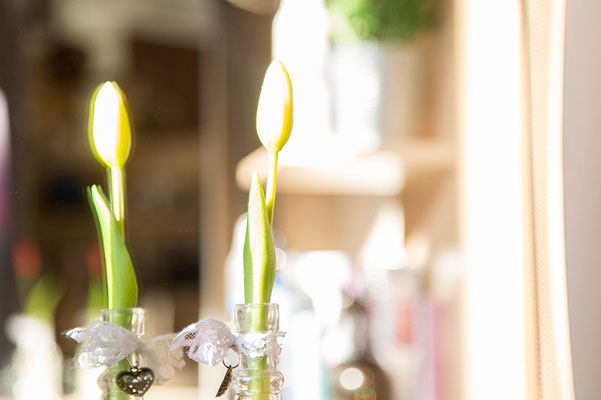 Dekoration im Salon